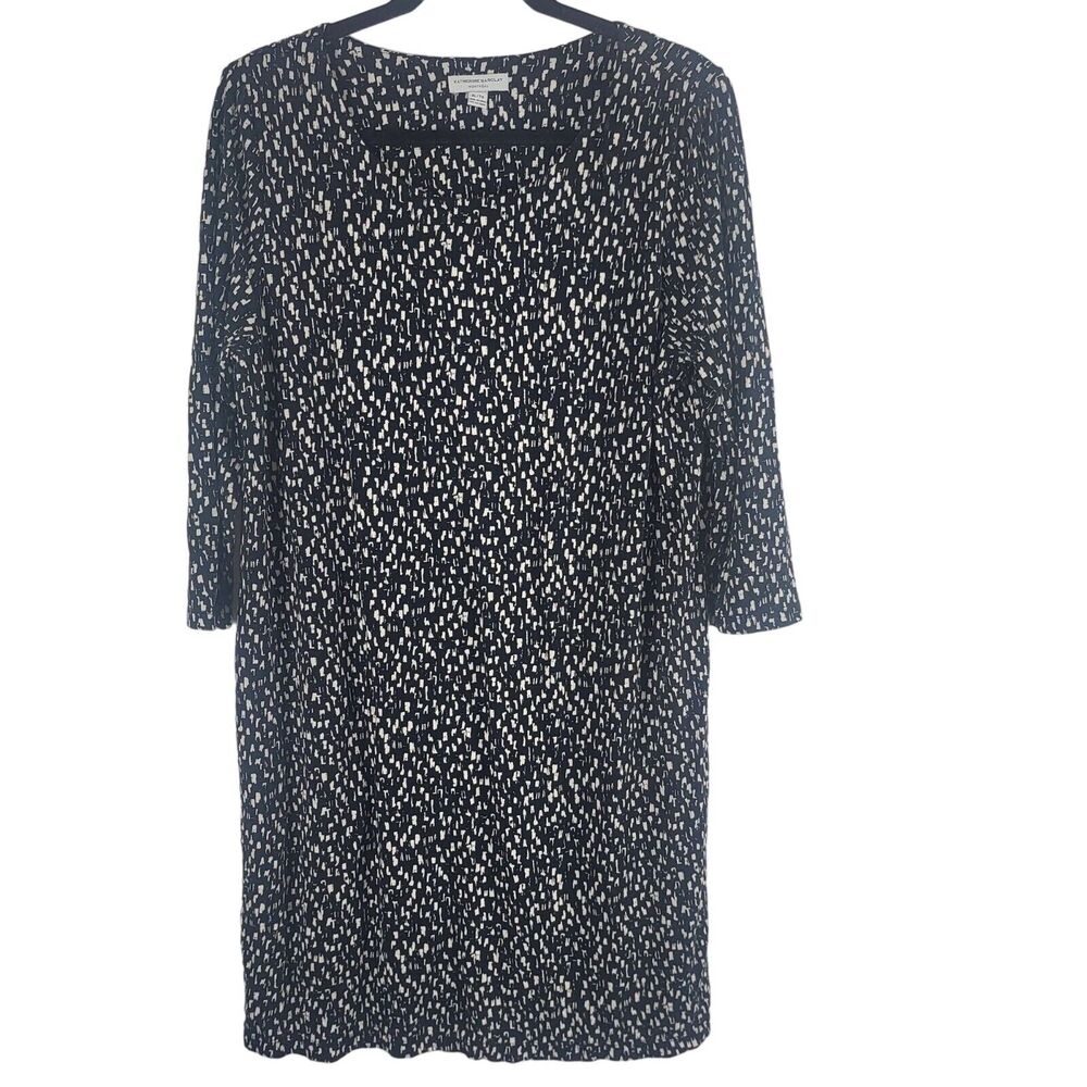 katherine Barclay Midi Dress XL Womens Long Sleeve Pullover Stretch Coquette